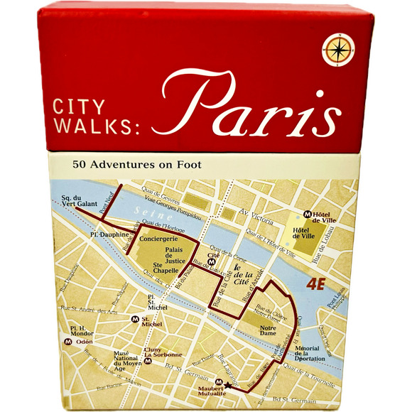 City Walks: Paris 50 Adventures on Foot Flashcards by Christina Henry de Tessan‎ - Picture 1 of 9